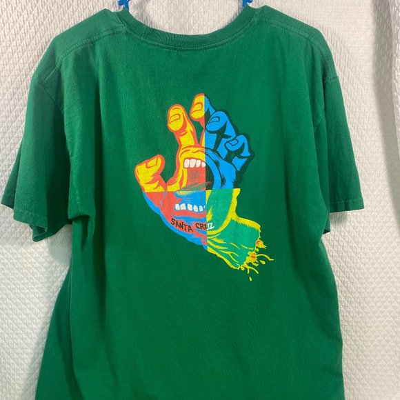 Vintage Santa Cruz Screaming Hand Logo Long Sleeve Shirt - Picture 3 of 5